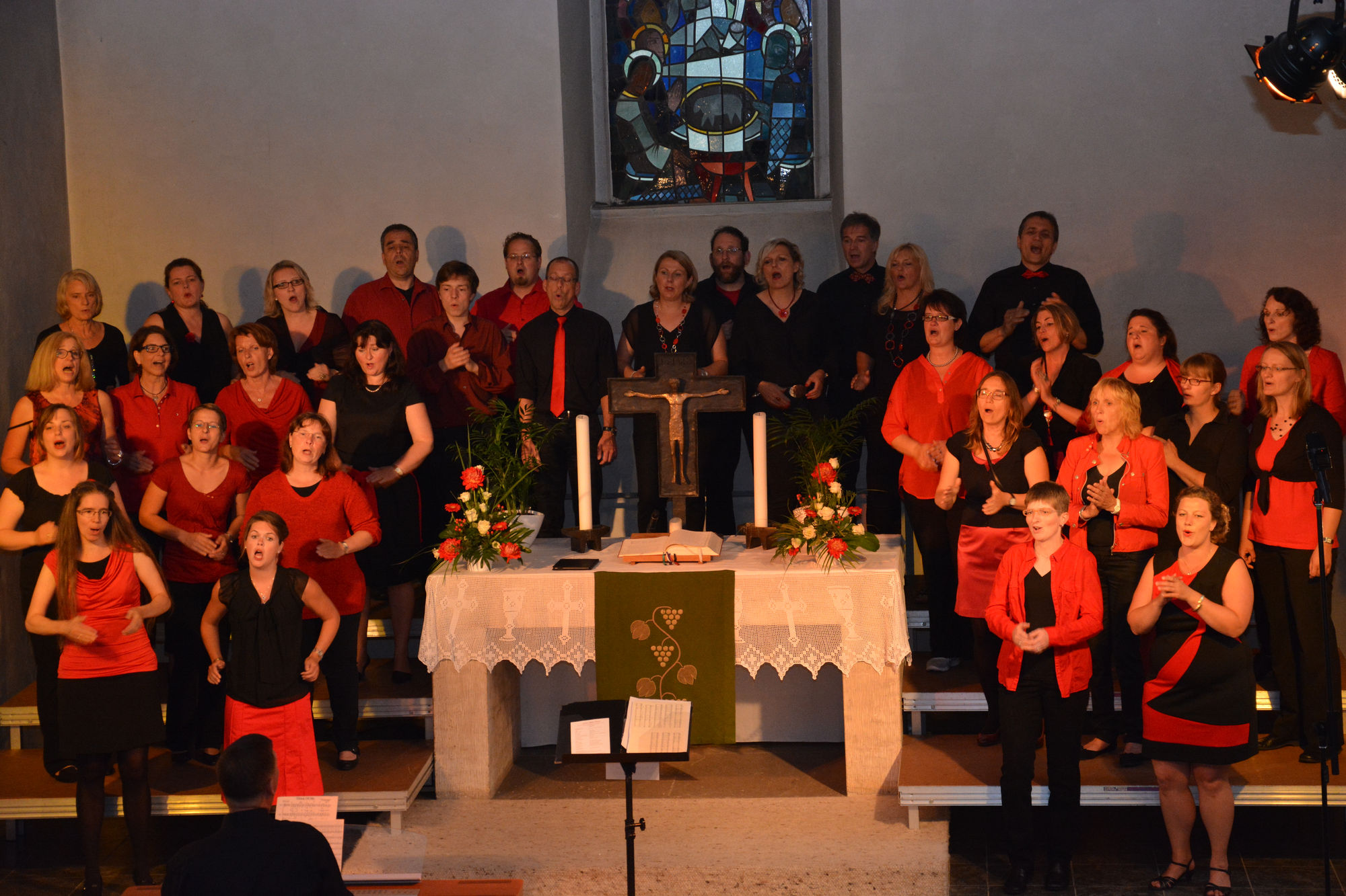 TonArT bei einem früheren Konzert in der Wendeburger Marienkirche